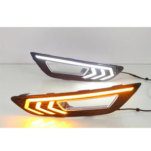 2 टुकड़े नेतृत्व वाले दिन चलने वाली रोशनी कोहरे की रोशनी रोशनी 3 mk3 2015-2018-सफेद पीला नीला - Product Image 3