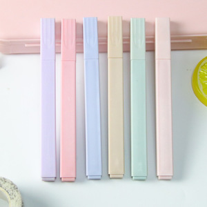 ปากกาเน้นข้อความมายากลแบบออกแบบโลโก้ได้ตามต้องการพร้อมฝาปิดสีชมพูดำเหลืองแดงขาวส้มกล่องสีฟ้าแบบหลวมบรรจุภัณฑ์สีเทาหมึก - Product Image 4