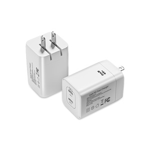 65W Foldable Plug GaN Charger Dual USB C PD Fast Charger for Travel - Product Image 2