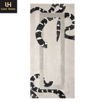 Tapis modernes haut de gamme à motif serpent, grande taille, amortissants, pour salon, tapis d'hôtel 5 étoiles