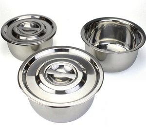 Ensemble de casseroles en acier inoxydable DFD80 pour la maison et le commerce, avec couvercle, récipients alimentaires - Product Image 3