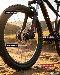 Bicicletta Elettrica da Montagna per Adulti 250W 30 Miglia 21.7MPH 24'' 5 Velocità Sospensione Anteriore Parafanghi Motore Posteriore Batteria Li-Ion Idraulica - Product Image 2