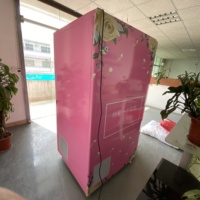 Machine à vendre chariot de fleur Rose lys, livraison gratuite avec récepteur de billets de banque et donner le paiement, sans travailleurs