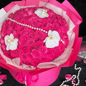 Bouquet di Fiori Artificiali Profumati <span class=keywords><strong>Floyd</strong></span> Rose - Regalo per Proposta di Matrimonio/Fidanzamento, Compleanno di Fidanzata e Migliore Amica - Product Image 4