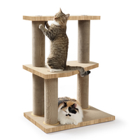 Arbre à chat et grattoir en gros d'usine meubles tour de maison d'arbre de rêve pour animaux de compagnie
