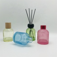 Diffuseur d'arômes en verre avec bouchon à vis GOLDEN SUN, style huile essentielle pour parfum d'intérieur (120 ml/150 ml)