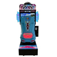 Expérience de conduite de voiture dynamique électronique vidéo 3D et simulateur de course Machine d'arcade à pièces à 2 joueurs à vendre