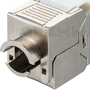 Slim RJ45 Cat6A <span class=keywords><strong>Keystone</strong></span> <span class=keywords><strong>Jack</strong></span> với bảo vệ 180 độ toolless <span class=keywords><strong>8P8C</strong></span> PoE ++ 90W <span class=keywords><strong>Keystone</strong></span> mô-đun - Product Image 5