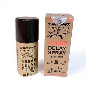 Novedades 2025 A106 Spray Sexual Prolong Delay Shark Power 48000 Sexy para Hombres 45ml Sin Aditivos Previene la Eyaculación Precoz - Product Image 1
