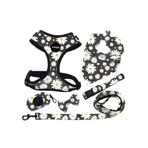 Set Harness Anjing Personalisasi Mewah Terbaru Yang Dapat Disesuaikan Sublimasi Kustom Kerah Hewan Peliharaan & Tali Kekang Anjing - Product Image 6