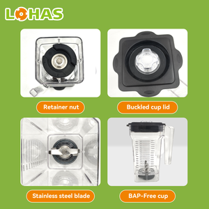 Mixeur Plongeant Électrique Multifonction Lohas : Batteur, Hachoir et Mélangeur pour Soupes, Purées et Repas Bébé – L'Outil de Cuisine Indispensable - Product Image 4