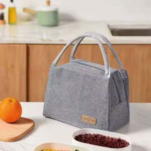 Bolsa de Almuerzo Personalizada, Bolsa Térmica, Cesta de Picnic para Niños, Bolsa Escolar Promocional de Lona para Alimentos - Product Image 4