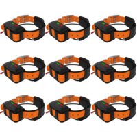 Ceinture GPS robuste ESEEK pour chiens : Interface de charge à boucle (IP68) + Unité microphone/haut-parleur & Colonne de choc électrique