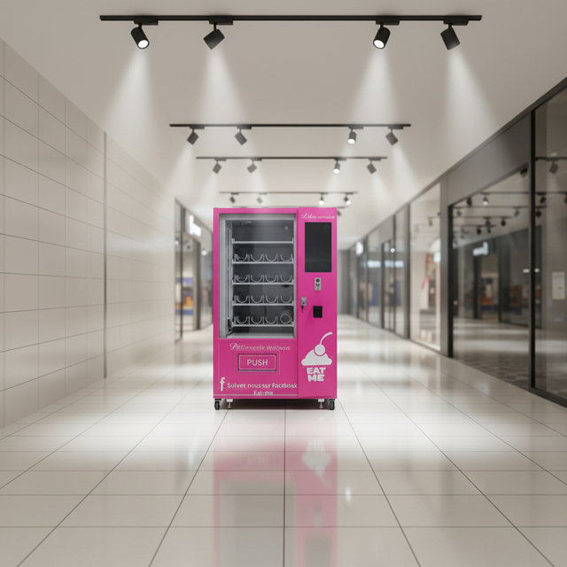 24-Hour Fully Automatic Combo Unmanned Vending Machine Daytime and Nighttime Function with SDK Vending Machine