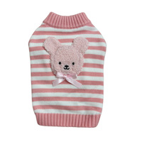 Pull en tricot pour animaux de compagnie avec nœud papillon pour chien et chat, fabricants de vêtements pour animaux
