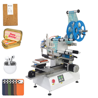 Machine d'étiquetage rotative électrique semi-automatique avec composants de moteur PLC pour autocollants sur surfaces irrégulières, certifiée CE