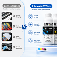 Encre d'impression DTF à base d'eau, haute densité de couleur, pour tête d'impression XP600, impression numérique CMYKW, 1000g – Ventes Flash Usine