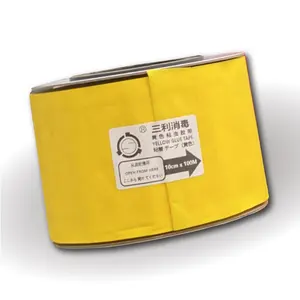 Rollo de película de trampa de pegamento amarillo, CONTROL de plagas ecológico, 10 cm X 100M
