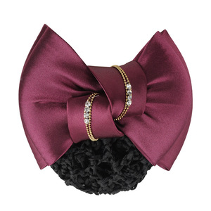 Venta al por mayor Gran bowknot red bolsillo pinza de pelo para las mujeres <span class=keywords><strong>trabajo</strong></span> profesional pinza de pelo Banco Hotel Hospital enfermera <span class=keywords><strong>trabajo</strong></span> uso - Product Image 4