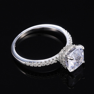 Bague élégante en pierre pavée pour femmes, style nuptial, bijoux de doigt à la mode - Product Image 4