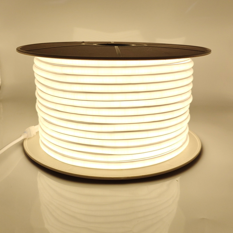 High Quality 110V 220V Tira Led Cob Ip65 Waterproof Smd 2835 Led Chip 280leds/M 10cm-cut Flexible Cob Led Strip Energy-Saving