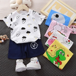 Conjunto <span class=keywords><strong>de</strong></span> Ropa <span class=keywords><strong>de</strong></span> 2 Piezas para Niños y Niñas, Camiseta <span class=keywords><strong>de</strong></span> Manga Corta <span class=keywords><strong>de</strong></span> Verano con Estampado <span class=keywords><strong>de</strong></span> Dibujos Animados 100% Algodón, Diseño Casual, ODM/OEM <span class=keywords><strong>de</strong></span> East Brilliant - Product Image 6