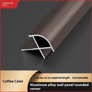 Bande d'angle moderne en alliage d'aluminium personnalisée cristal de carbone panneau de roche bord d'angle de mur en arc accessoires de <span class=keywords><strong>carrelage</strong></span> mural d'étanchéité - Product Image 2