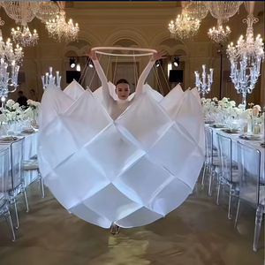 Costume de danse en forme d'ananas, jupe de danse latine, robe de spectacle de danse, costume de scène de boîte de nuit - Product Image 2