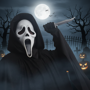 Wholesale <strong>Scream</strong> Ghostface Mask <strong>Scary</strong> Halloween Cosplay Costume Mask for Horror <strong>Movie</strong> Themed Party Events - Product Image 6
