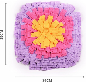 Tapis de recherche de nourriture pour petits animaux, tapis interactif pour l'alimentation, jouet distributeur de friandises, tapis de recherche de nourriture pour lapin, cochon d'Inde - Product Image 2