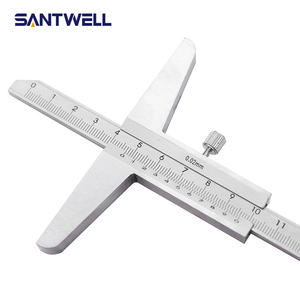 Calibrador de Profundidad Integral de Acero al Carbono 0-150/200/300mm, Herramienta de Medición de Alta Precisión - Product Image 5