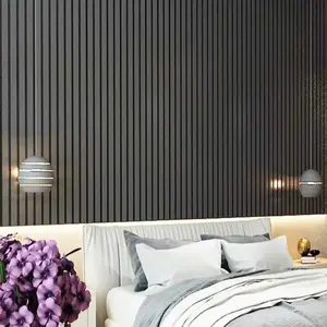 Hiệu suất cao Acoustic gỗ Panel tường gỗ Tường Thanh Gỗ Acoustic cảm thấy akupanel Slatted tấm Tường
