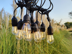 Không thấm nước ngoài trời adapter điện 12V S14 E26 E27 không thấm nước Festoon Patio đèn LED chuỗi - Product Image 5