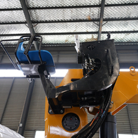 Crane Pengangkat Terpasang Truk 8T Buatan Pabrik Cina, Outrigger Ganda Rentang Lebar, Operasi Atas, Pasokan Spot Luar Negeri