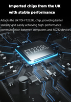Câble de console USB Type-C vers RJ45, câble de débogage adapté au commutateur Cisc0, câble de contrôle 1,8 m