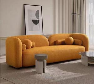Thiết kế mới kết hợp len vải sofa cho phòng khách Thẩm mỹ viện Câu lạc bộ hành lang <span class=keywords><strong>couch</strong></span> Sponge điền cho căn hộ khách sạn - Product Image 2