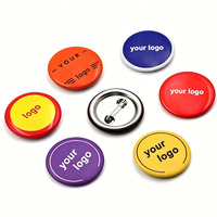 Badges ronds personnalisés en fer blanc écologique avec logo imprimé – Cadeau promotionnel