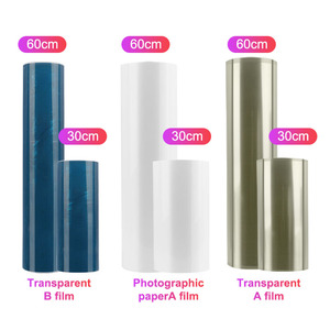 <span class=keywords><strong>Film</strong></span> de transfert à froid AB transparent blanc souple Goosam Premium A et B, rouleau de 30 cm x 60 cm, <span class=keywords><strong>film</strong></span> UV DTF pour imprimante UV DTF - Product Image 2
