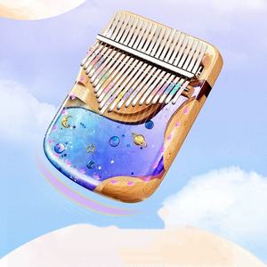 Kalimba de cristal acrílico de 17 tonos de alta calidad, piano de pulgar portátil, mini instrumento musical para principiantes y amantes de la música - Product Image 3