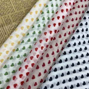 100% <span class=keywords><strong>Polyester</strong></span> Vải Phụ Nữ Quần Áo 75D Chiffon <span class=keywords><strong>Dobby</strong></span> Tim In Voan <span class=keywords><strong>Georgette</strong></span> In Vải Với Trái Tim In Vải - Product Image 2