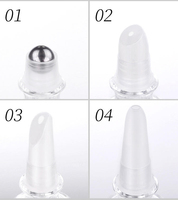 Flacon-serum airless OEM ODM personnalisé 5ml 10ml argenté pour ampoule cosmétique, soin des yeux, crème et sérum pour le visage