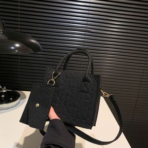 Bolso Bandolera de Moda para Mujer 2025 ZY Vintage de Lujo, de Alta Calidad, Elegante, de Fieltro, con Cremallera, Antirrobo, Impermeable - Product Image 1