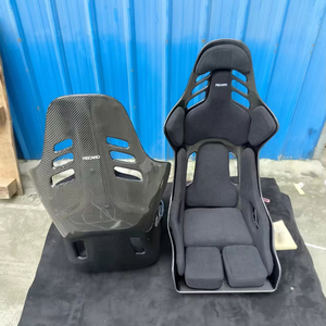 เบาะนั่งรถแข่งแบบคาร์บอนไฟเบอร์หุ้มหนังกันน้ำ ปรับแต่งได้ตามต้องการ - Product Image 1