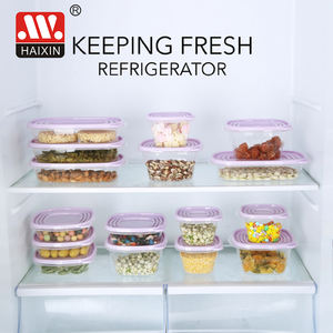 Conteneur de stockage des aliments, carré, facile à utiliser, transparent, avec couvercle - Product Image 2