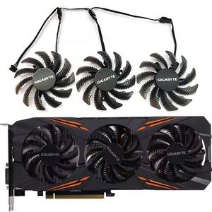 NOUVEAU 75MM T128010SU PLD08010S12H GTX 1080 GPU Fan Pour <span class=keywords><strong>Gigabyte</strong></span> <span class=keywords><strong>AORUS</strong></span> GTX 1080 <span class=keywords><strong>1070</strong></span> Ti G1 Gaming Graphics card cooling fan - Product Image 1