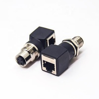 Connecteur de prise M12 A/D/X personnalisé vers câble Ethernet RJ45 Profinet mâle/femelle 4 broches/8 broches pour CCD industriel
