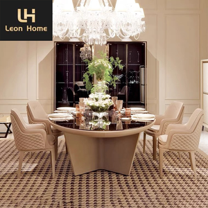 OEM tùy chỉnh kích thước và màu sắc sang trọng bàn ăn đặt bàn ăn hiện đại với 8 chỗ ngồi - Product Image 3