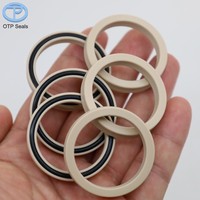 Joints d'étanchéité personnalisés PEEK pour arbre de 30x42x6mm, résistants aux hautes températures, en polyétheréthercétone avec ressort en V, solutions d'étanchéité FKM O-Ring