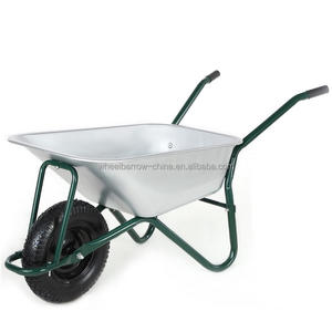<span class=keywords><strong>Brouette</strong></span> en métal galvanisé à usage intensif Schubkarre DIY Metal Wheelbarrow Pour <span class=keywords><strong>prix</strong></span> Galvanised Tub Garden Barrow Transport Trolley Pushcart - Product Image 4