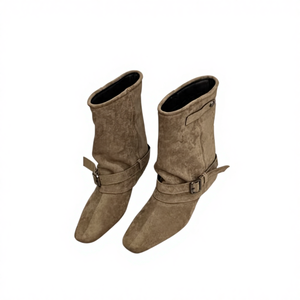 Nouvelles bottines <span class=keywords><strong>Chelsea</strong></span> pour femmes en <span class=keywords><strong>daim</strong></span>, été, tendance simple, antidérapantes, chaudes, mode, bout pointu, talon bas, personnalisation, vente en gros - Product Image 1